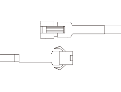 FCB-HLV3-10 連接聚光燈 HLV3 系列和專用電源 PJ2 的 10 m 長的延長電纜