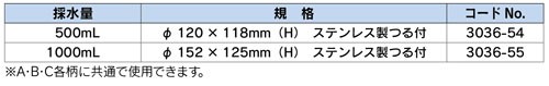 A-500S 帶手柄水采樣器 簡易采樣器