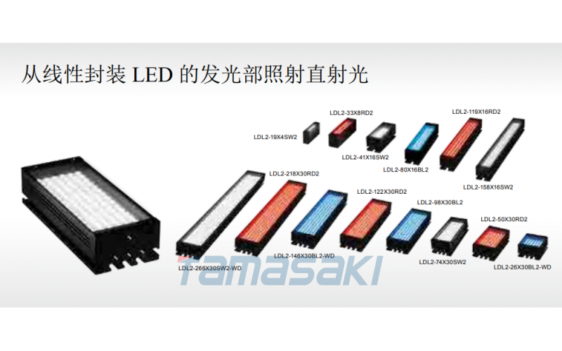 LDL2-80X16SW-WD 標(biāo)準(zhǔn)品 寬92mm、深20mm、高20mm、發(fā)光面80mm×16mm的白光。