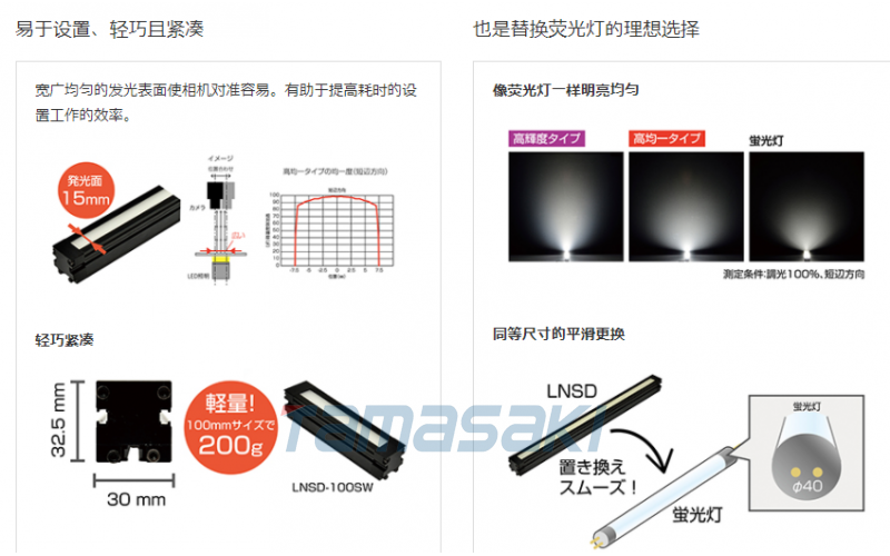 LNSD-100SW 標準品  白色照明