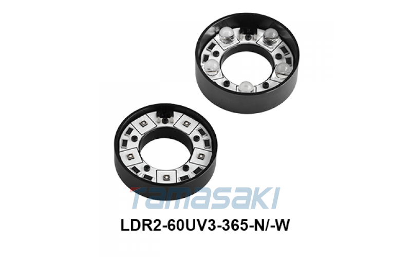 LDR2-60VL3-405-N / LDR2-60VL3-405-W  環形紫色 LED 照明。