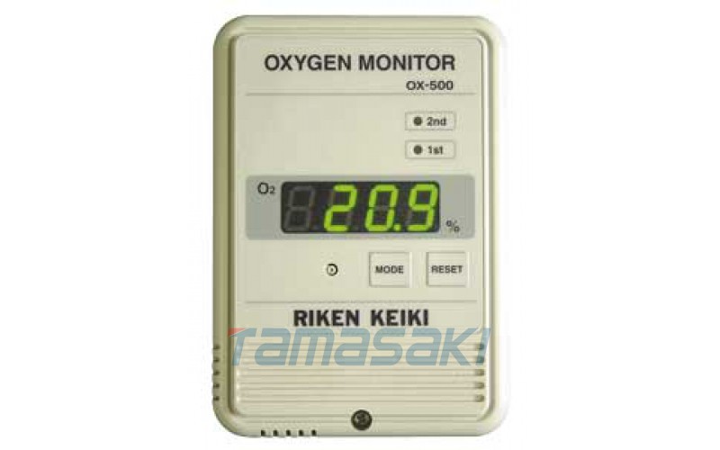 小型氧氣監視器 OX-500-10 遙控 10m 型 [RIKEN KEIKI]