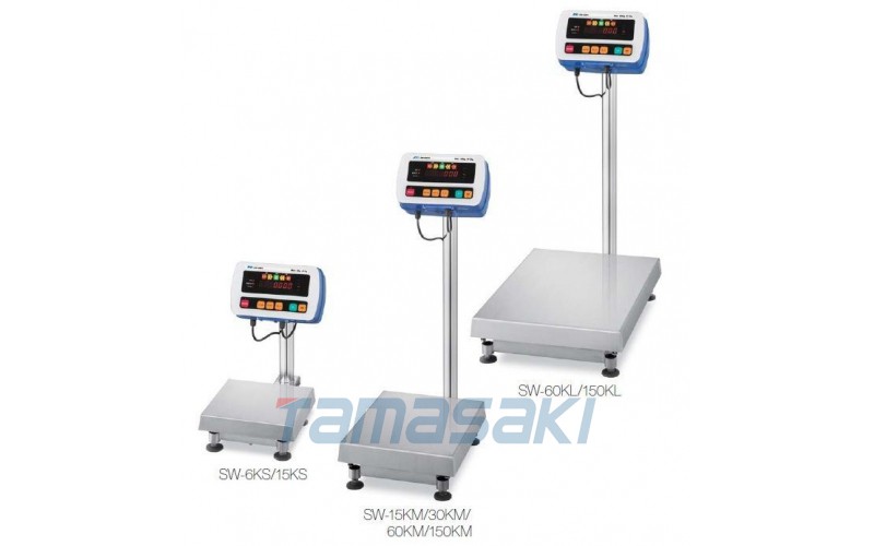 日本通常在 3 個工作日內發貨 A&D防塵防水數字平臺秤SW-15KM（無認證）