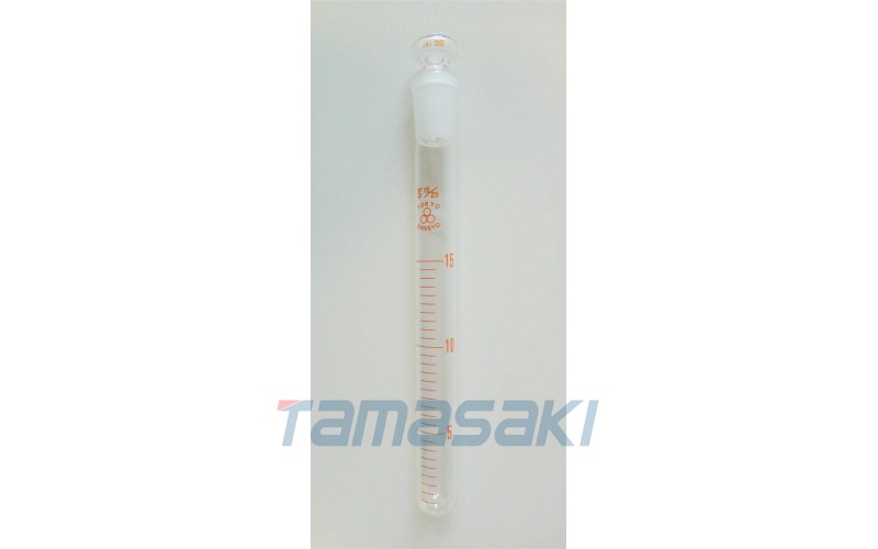 SANSYO（三商）84-0142Sansho 馬克普通折疊試管帶刻度 20ml 塞子 15/25 1 件