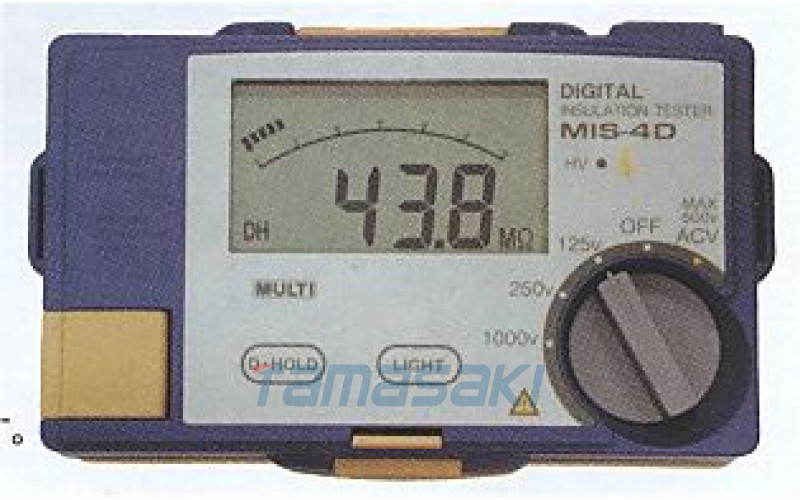 日本三量程絕緣電阻測試儀MIS-3D