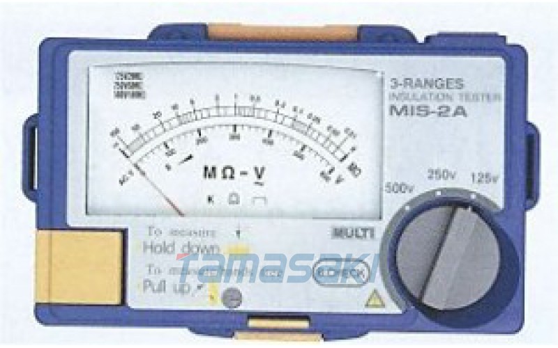 日本三量程絕緣電阻測試儀MIS-4A