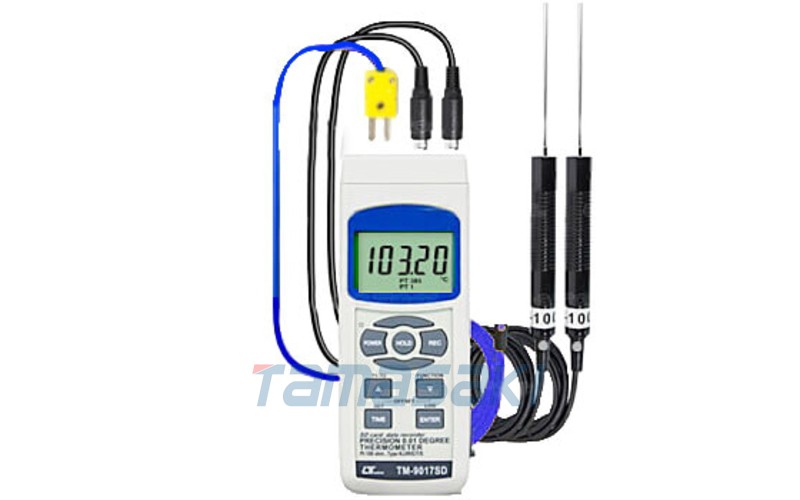 立即交貨 有保修 2ch 溫度數據記錄器 TM-9017SD (Pt100 RTD/thermocouple 1ch) SATTEC